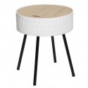 MESA MADERA C/TAPA BLANCA 38.5X45.5CM