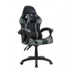 Silla de oficina gamming gris