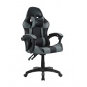 Silla de oficina gamming gris