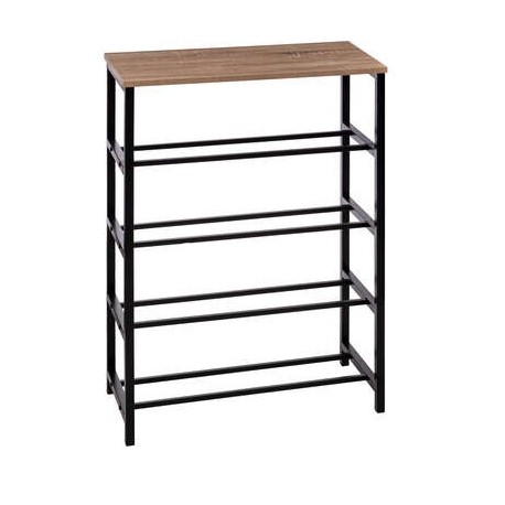 ZAPATERO ALIAJ 4B METAL MADERA 63X30X90C