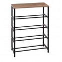 ZAPATERO ALIAJ 4B METAL MADERA 63X30X90C
