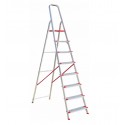 Escalera de aluminio 8 peldaños anchos