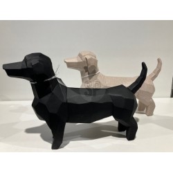 Perro geométrico 21cm