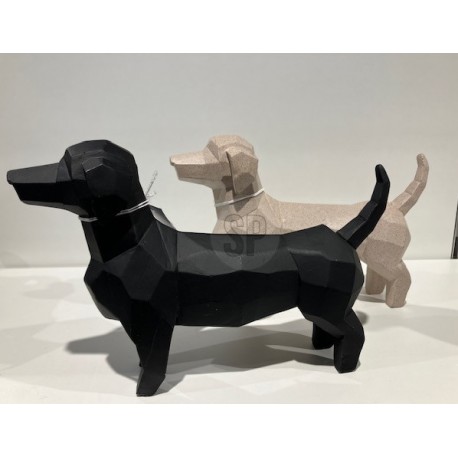 Perro geométrico 21cm