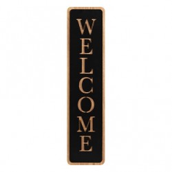 Welcome colgate negro mdf 14x57cm