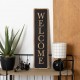Welcome colgate negro mdf 14x57cm