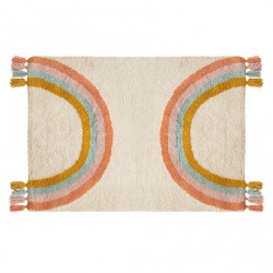 Alfombra arcoiris infantil 100x150cm