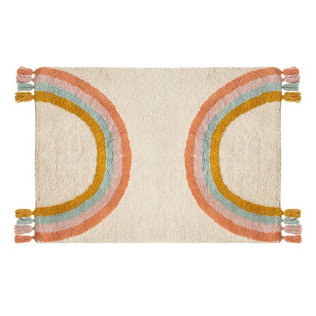 Alfombra arcoiris infantil 100x150cm