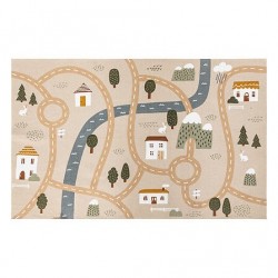 Alfombra carretera infantil 100x150cm