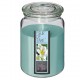 Vela perfumada flor tahiti en tarro de cristal con tapa 10x14cm