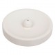 Portaincienso blanco cerámica 12cm diámetro