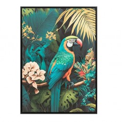 Cuadro lienzo loro 50x70cm