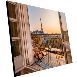 Cuadro alto brillo Paris 80x120cm