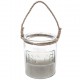 Vela perfumada Vainilla con tarro de cristal 14x17cm