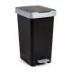 Cubo basura Smart deco negro 25lt.