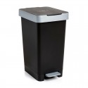 Cubo basura Smart deco negro 25lt.