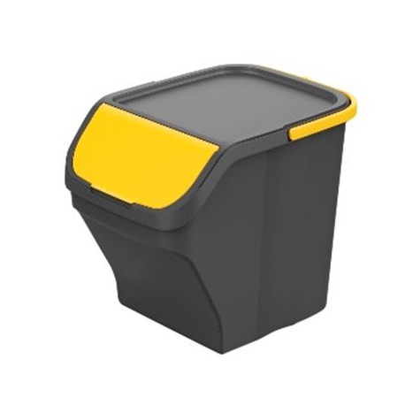 Cubo reciclaje amarillo 25lt.