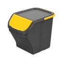 Cubo reciclaje amarillo 25lt.