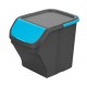 Cubo reciclaje azul 25lt.
