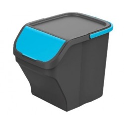 Cubo reciclaje azul 25lt.