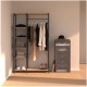 Torre de almacenaje plegable 44x34,5x104,5cm