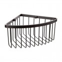 Cestillo rinconera aluminio negro 20x11,5x20cm