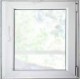 Ventana oscilobatiente derecha de pvc sin persiana 58x58cm