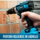 Taladro percutor a batería 21V con maletín