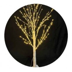 Árbol decorativo led 120cm blanco