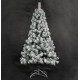 Árbol de navidad nevado 180cm