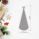 Árbol de navidad plegable con luces y adornos 180cm