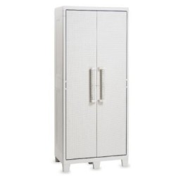 Armario pvc escobero Santorini 78x49x182cm