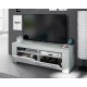 Mesa TV Urban blanco y cemento 120x42x40cm