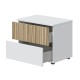 Mesita Tempus 2 cajones 50x34x41cm