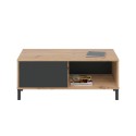 Mesa de centro Brooklyn roble 100x50x40cm