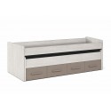 Cama doble 2 cajones 198x96x69cm