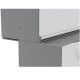 Zapatero Harmony blanco y gris 51x19x39cm