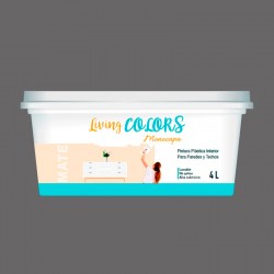 Pintura plástica monocapa gris urban 4lt.