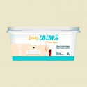 Pintura plástica monocapa blanco roto perla 4lt.
