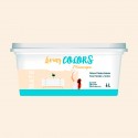 Pintura plástica monocapa blanco roto crema 4lt.