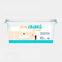 Pintura plástica living colors blanco roto polar 4lt.