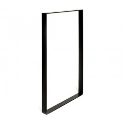 Pata acerco cuadrada 38,5x71cm negra