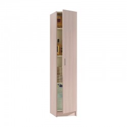 Armario multiusos 1p roble claro 37x37x180cm