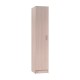 Armario multiusos 1p roble claro 37x37x180cm