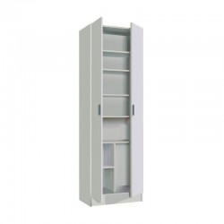 Armario multiusos zapatero 2p blanco 59x37x180cm