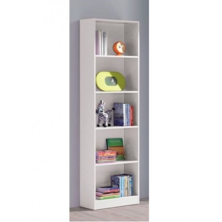 Estantería blanco artik 52X25X180cm