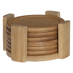 Posavasos bambu 6uds