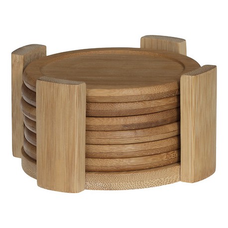 Posavasos bambu 6uds