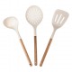 Set 3 utensilios acacia