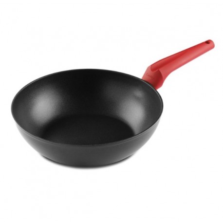 Sartén wok RED Castey aluminio reciclado 28cm